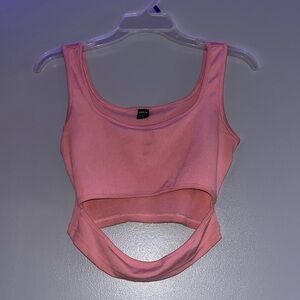 Tank Crop Top with Slit